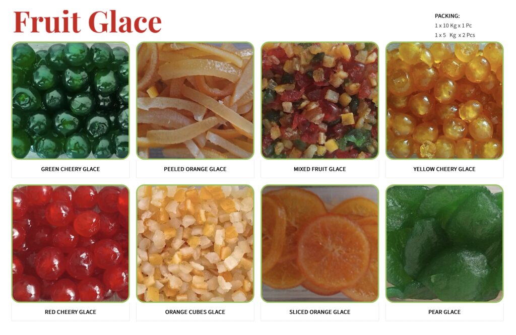 Glace Cherries 12 15 Fruit Glace